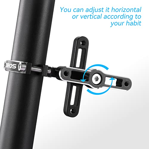 Rockbros Bike Bottle Cage Adapter Bicycle Seatpost Handlebar Water Bottle Mount Holder Adjustable Aluminum Bottle Cage For Mtb Road Bike Beach Cruiser Black #TOP2