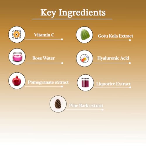 Image of AYA Vitamin C Face Serum for Glowing Skin 50ml | With Hyaluronic Acid, Witch Hazel, Pomegranate & Pro-Vitamin B5 | Brightening, Anti-Ageing, Hydrating & Moisturizing Serum | Vegan, Paraben-Free