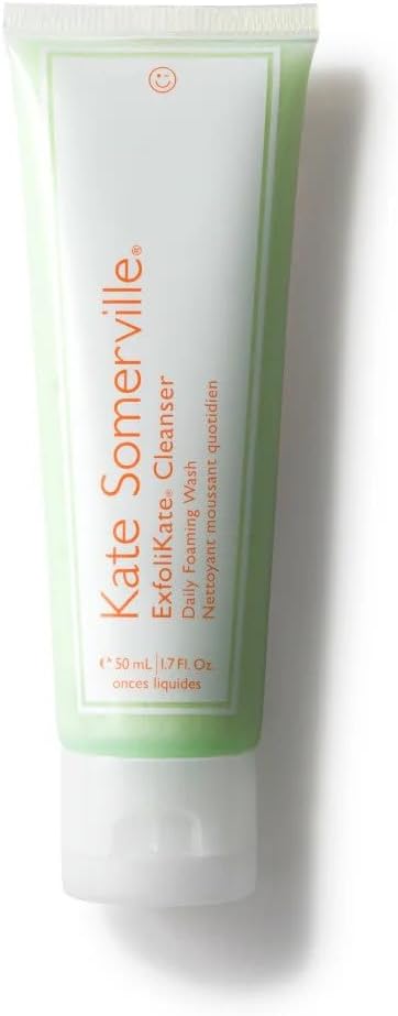 Kate Somerville ExfoliKate Cleanser – Daily Exfoliating Foaming Face Wash – Clinically Formulated Glycolic Acid and Lactic Acid Gentle Facial Scrub, 1.7 Fl Oz