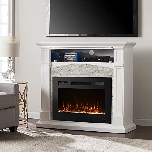 36 Inch Electric Fireplace Inserts, Quiet Wall Mounted Fireplace, Led Fireplace For Living Room, Recessed Electric Fireplace, Linear Fireplace, 750/1500W #TOP5