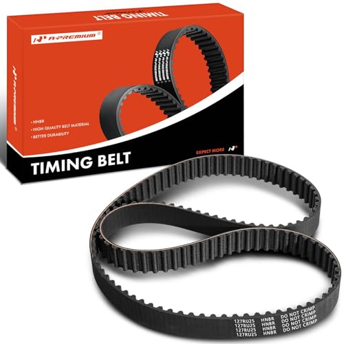 A-Premium Engine Timing Belt Compatible with Chevrolet Aveo 2004-2011, Aveo5 2006-2008 & Pontiac Wave 2005-2008, Wave5 2005-2007 & Suzuki Swift+ 2004-2008, DOHC 1.6L - Replace# 96417177 by A-premium - Used condition - CA$12.93