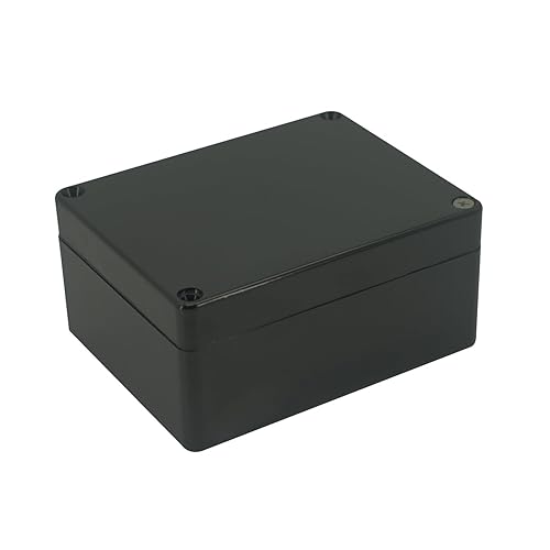 Miniatura 5 de UHZBTEC Caja transparente para proyectos electrónicos a prueba de polvo, caja de conexiones de plástico ABS para exteriores, caja de conexiones 4.52