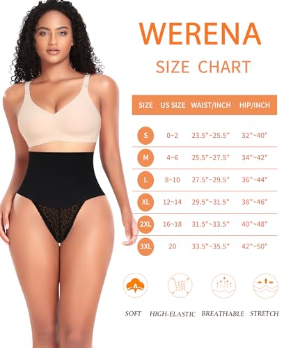 Image of Womens Thong Shapewear Mid to High Waisted Shaper Thong WN0017