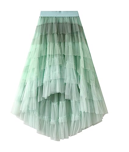 Jupe longue en tulle extensible pour une silhouette volumineuse