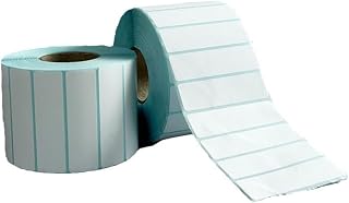 Threeproof Thermal Label Paper 70x20mm Roll Self Waterproof Oil and Alcohol Resistant for Clear Thermal Printing in Supermarkets Hospitals and Labs