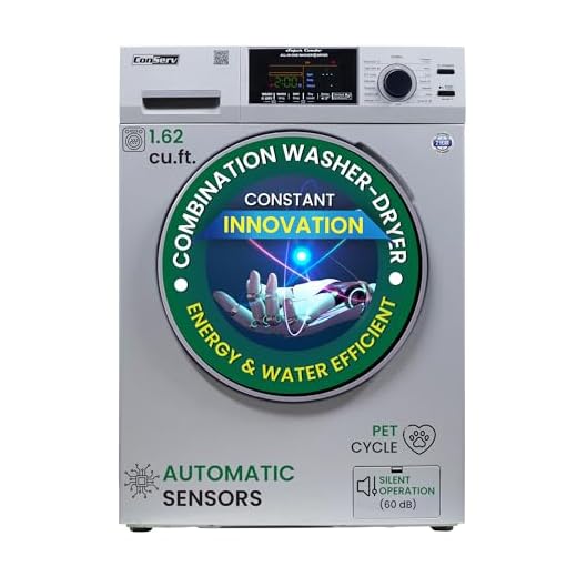 Conserv All-in-One Washer Dryer VENTLESS/VENTED PET cycle 1.62cf/15lbs 110V