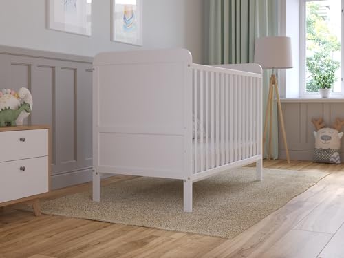 Miniatura 7 de Love For Sleep Cuna Convertible En Cama 120x60 Cm - Con Colchón - Cuna Madera Blanco, Juego Completo De Cuna - Cuna Cama Bebe Convertible