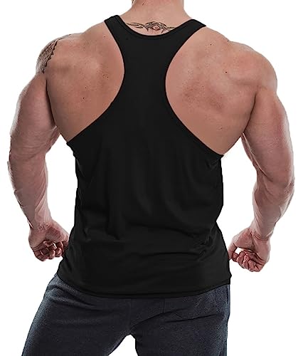 Image of THE BLAZZE Men's Cotton Sleeveless Tank Tops Gym Vest for Mens