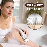 PRITECH Electric Razor for Women - Rechargeable Shaver for Women Portable Lady Shaver for Legs, Arm, Underarms, Bikini, USB Rechargeable, Wet & Dry Waterproof Bikini Trimmer for Woman, Gold