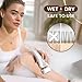 PRITECH Electric Razor for Women - Rechargeable Shaver for Women Portable Lady Shaver for Legs, Arm, Underarms, Bikini, USB Rechargeable, Wet & Dry Waterproof Bikini Trimmer for Woman, Gold
