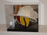 Collectible Supplies Deluxe Acrylic Fireman's Helmet Display Case