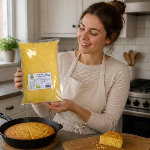 Image of Naked Tree Organic Polenta Coarse Yellow Maize Meal 1kg