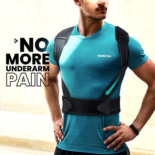Product Image 4: VANRORA Posture Corrector for Women and Men, Back Brace Fully Adjustable & Comfy, Support Straightener for Spine, Back, Neck, Clavicle and Shoulder, Improves Posture and Pain Relief S/M