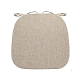 ZYHOONE Chair Cushion with Ties for Dining Chairs - Indoor Non Slip Kitchen Room Metal Wooden Bar Se