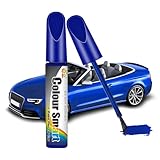 Osilly 2 in 1 Car Touch Up Paint Brush, Auto Quick Waterproof Scratch Repair Remover kit, Fill Paint Pen for Vehicles Minor Scratch Repair Tool (Blue)