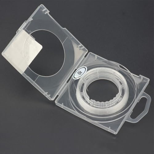 Fluorocarbon Fishing Leader Line, 50m Sinking Carbon Fiber Thread with Low Visibility & Thin Diameter – .81–3.63kg Breaking Strength (.0#–2.0#)-0.2