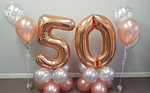 Vista 5 de Globos de números de 40 pulgadas