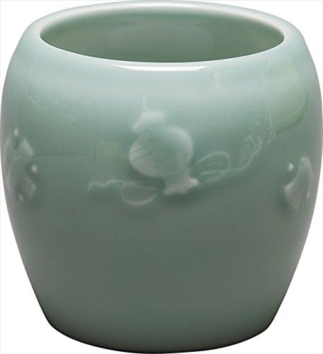 茶道具商　左座園 青磁 宝尽 火入