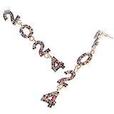 OUNONA Pendientes de Mujer con Gotas Brillantes Colgantes Bisutería de Moda para Boda y Fiesta Accesorios Versátiles y Llamativos para Mujer