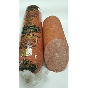Moskovskaya Salami (half smoked) russian style kielbasa aprox. 1.3 lbs