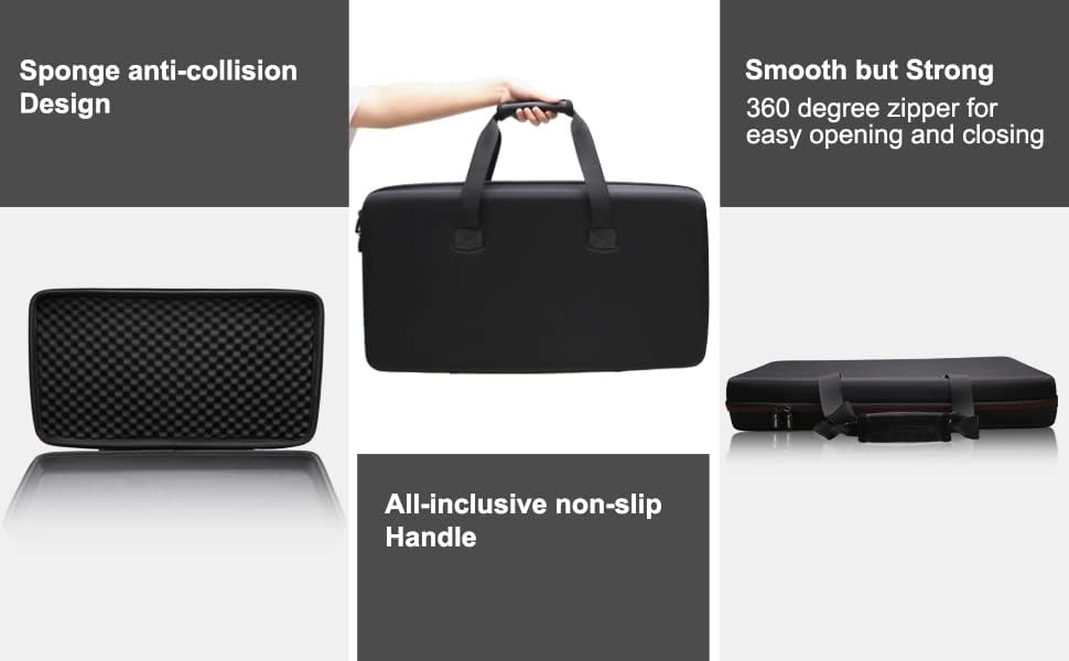 Vista 8 de LTGEM EVA Case for Hercules DJControl Inpulse 500 2-deck USB DJ controller-Travel