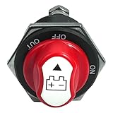 Battery Switch 12-48V Waterproof Battery Main Disconnect Switch Power Cut-Off/Off Kill Switch Max 32