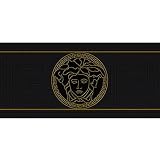 Versace wallpaper Vliestapete Greek Luxustapete geometrisch grafisch 5,00 m x 0,13 m metallic schwarz Made in Germany 935224 93522-4