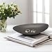 XinHuiGY Black Key Ring Dish Jewelry Tray Key Tray Organizer,Dresser Decor entryway Key Dish Decorative Trinket Dish Housewarming Gift 7inch (Oval)