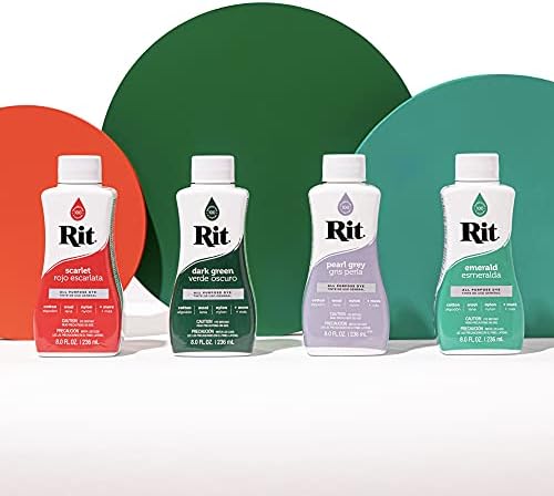Rit Dye 액체 원단 염색제, 30 ml, 검은색 — 사진 5
