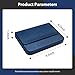 MIVLXLX PU Leather 12 Fountain Pen/Pencil Tray Case Organizer, Fashion Design, Handmade, Magnetic Closure with Drawer, Christmas Gift for Man/Woman/Office, 12 Slots(blue)