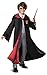 Disguise Harry Potter Premium Costume, Kids Prestige Hooded Robe and Jumpsuit, Children Size Large (10-12), Black & Red (107539G)