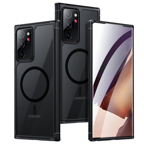 Guizzcg Samsung Galaxy Note 20 �P�[�X,[Mag-Safe�Ή�]�C�������}�b�g�ϏՌ� �}�b�g���P�[�X ��ʕی� �����Y�ی� ����~�� �w��h�~ �S�ʕی�,�}�b�g�u���b�N