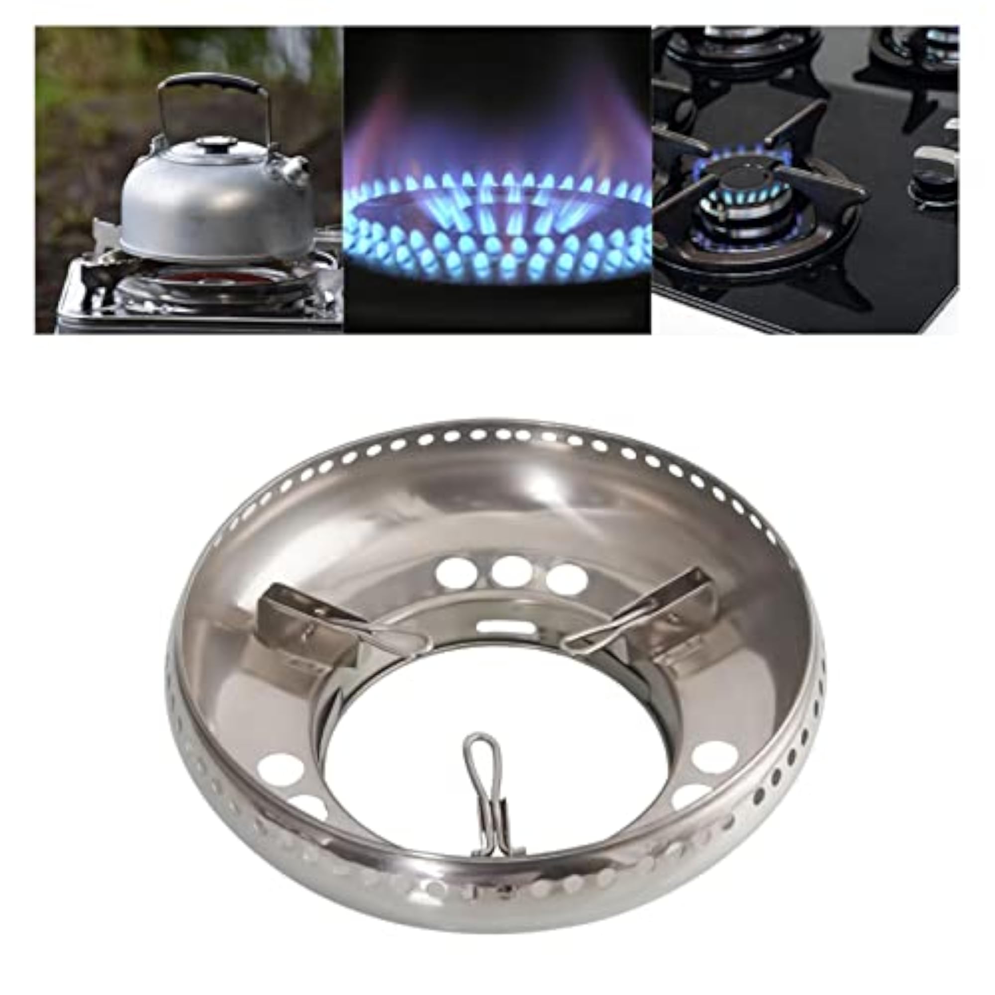 Windproof Design Stove Stand Multifunctional Wok Rack