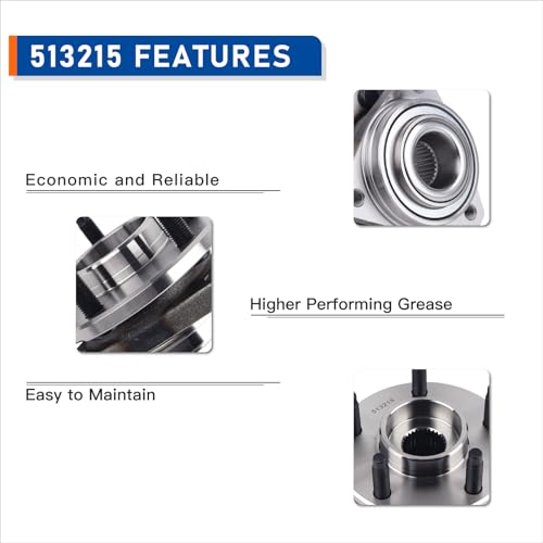 PAROD 513215 Front Wheel Hub and Bearing Assembly Compatible with 2004-2007 Pontiac G6, 2004-2007 Chevy Malibu Non-ABS 5Lugs by PAROD - Used condition - Image 5