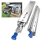 AOLISHENG Glissiere Pour Tiroir Charge Lourde 1000 mm Avec Serrure Charge max 120 kg Pour ...