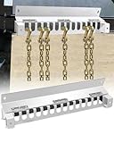 24" Trailer Chain Rack Holder, Used to Fix The Trailer Chain Hook, Holds up to 14 Chain Hooks-Made of High Carbon Steel -1PCS