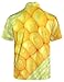 NELife Corn Mens Polo Shirts Funny Collared Golf Shirts Short Sleeve Food Pattern Shirt Performance Dry Fit Polos, L