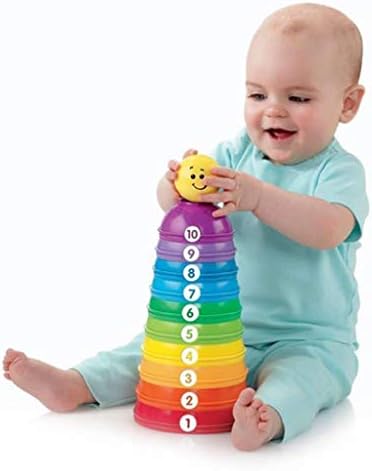 Fisher-Price Numaralı Kaplar Fisher-Price Numaralı Kaplar, İç içe Geçebilir 10 Renkli Kap, 5 Adet Topa Dönüşür W4472 W4472 - Görsel 5