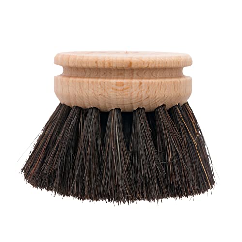 Redecker Dish Brush Set, Silicone Handle – Sand with Tampico & Horsehair Heads – Sustainable Cleaning System, Made in Germany by Redecker - Image 5