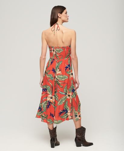 Robe Superdry Longue Smocked Midi Beach EU - vue 4