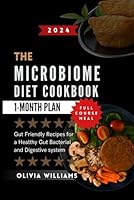 The Microbiome Diet Cookbook: Gut Friendly Recipes for a Healthy Gut Bacterial and Digestive system B0D4CXVLMH Book Cover