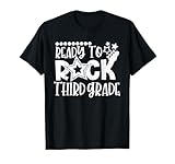 Ready To Rock Third Grade Back To School 3rd Grade Boys Kids T-Shirt