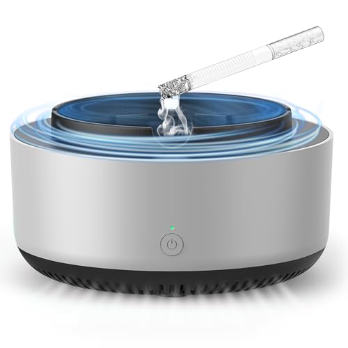 Cenicero sin Humo,Cenicero Purificador de Aire 2 en 1,Ceniceros Electrónicos Inteligentes,Cenicero...