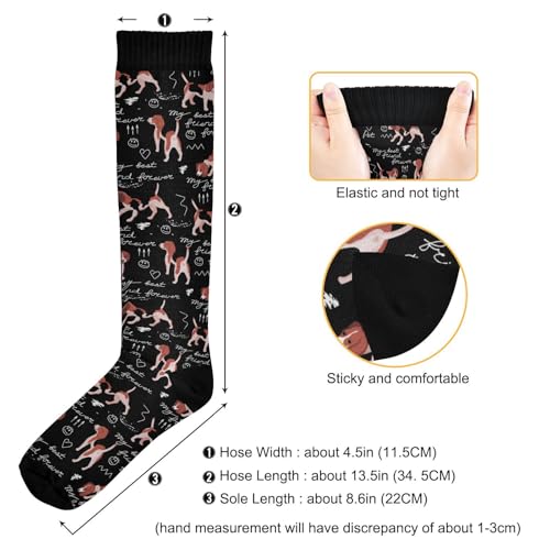 Image of Compression Socks for Women & Men, Knee High Socks for Circulation Medical Running Athletic Nurse Travel