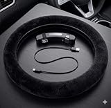 Heated Solutions, Wireless Heated Steering Wheel Cover- Rechargeable Battery, Universal Fit