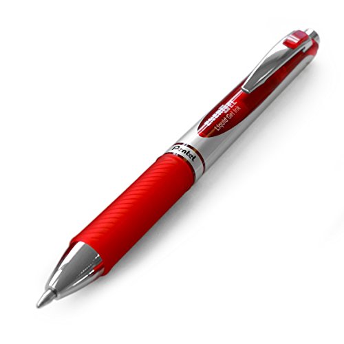 Pentel BL77-BO Bolígrafo Retráctil de Gel 0.7 mm Rojo Pack 12 miniatura 5