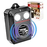 Electronic Mouse Repellent Devices, Mouse Repellent & Pest Repeller Ultrasonic Plug in or Battery, Rodent Repellent Outdoor for Rat Mouse Squirrel for Homes Vehicles Indoors and Outdoors
