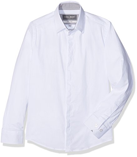 G.O.L. Jungen Eton-Kragen Hemden, Weiß (White 6), 170