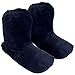 Körner-Sox Original Wärmehausschuhe, Hoch, Supersoft, für Ofen & Mikrowelle, Schuhgröße:41/45 EU, Präzise Farbe:Dunkelblau