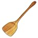 MoonWood, spatola in legno da cucina e per wok, spatola da cucina extra lunga (39 cm), in legno resistente, ideale per padelle, utensili da cucina e per wok, spatola angolare, cucchiaio